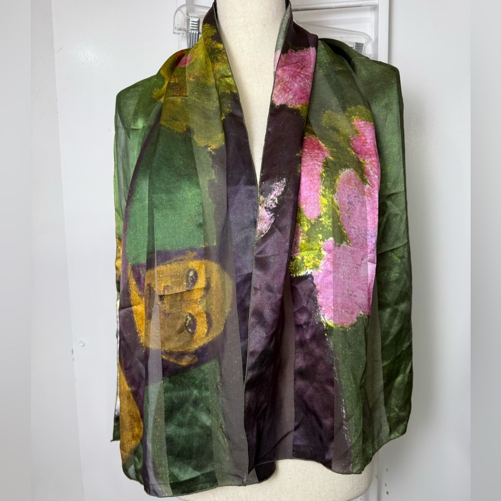 Paul Gauguin Pastorales Tahitiennes, 1893 Painting Silk Scarf 54”X 15.5”